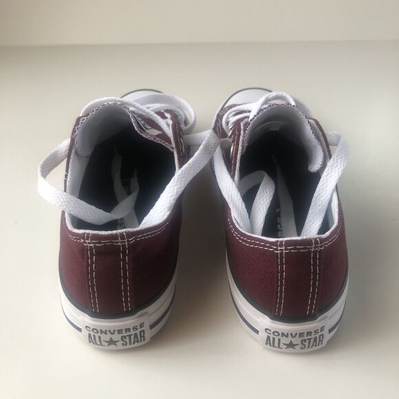 Converse Ox Canvas Sneaker 'Deep Bordeaux Youth Size 1 - 19.5 CM New - Picture 3 of 8